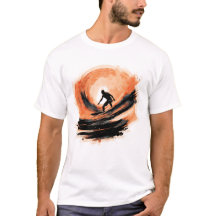 Abstracte surfer