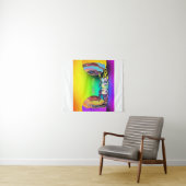 ABSTRACTE SURREAL ZUN GLAS WANDKLEED (In Situ (horizontaal))