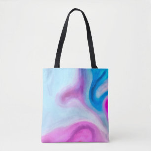 Abstracte surrealistische achtergrond. Zeer kleurr Tote Bag