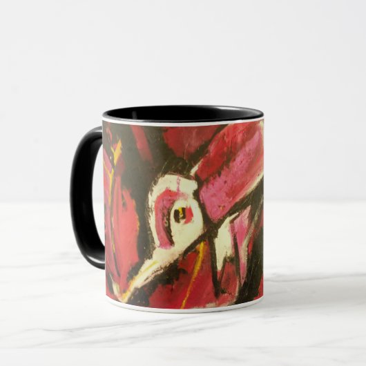 Abstracte SWAN-MOK Mok (Voorkant links)