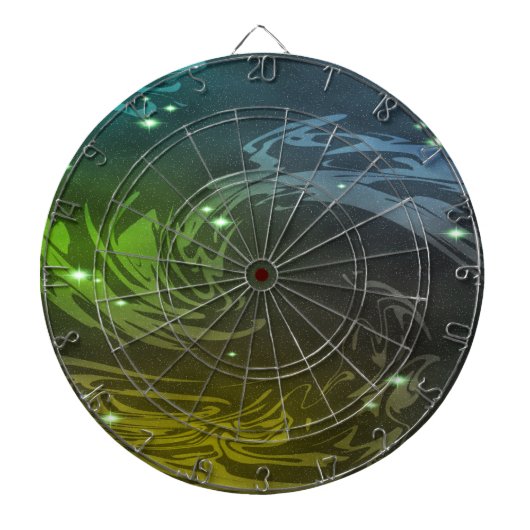 Abstracte Swils Dartbord (Voorkant)