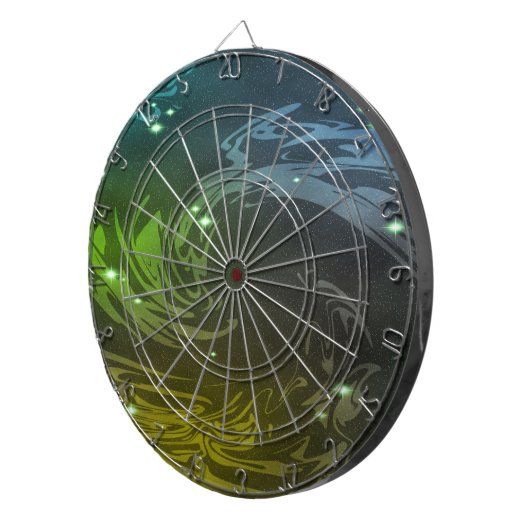 Abstracte Swils Dartbord (Voorkant Rechts)