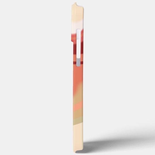 Abstracte Swirl Red Inspirivity Modern Case-Mate iPhone Case (Achterkant / Links)