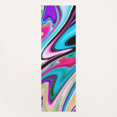 Abstracte Swirls Marmeren Patroon Yogamat (Voorkant)
