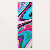 Abstracte Swirls Marmeren Patroon Yogamat (Achterkant)
