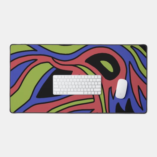 Abstracte Swoosh en Twirl Bureaumat (Keyboard & Muis)