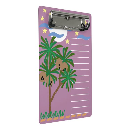 "Abstracte symbolen" briefpapier Mini Klembord (Schuin)