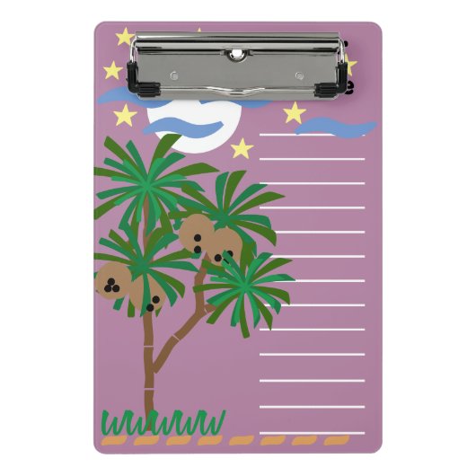 "Abstracte symbolen" briefpapier Mini Klembord (Voorkant)