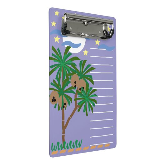 "Abstracte symbolen" briefpapier Mini Klembord (Schuin)