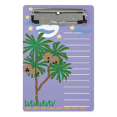 "Abstracte symbolen" briefpapier Mini Klembord (Voorkant)