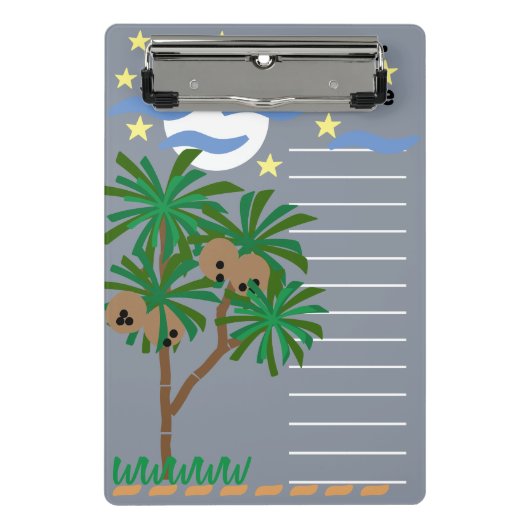 "Abstracte symbolen" briefpapier Mini Klembord (Voorkant)