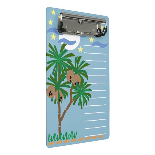 "Abstracte symbolen" briefpapier Mini Klembord (Schuin)