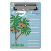 "Abstracte symbolen" briefpapier Mini Klembord (Voorkant)