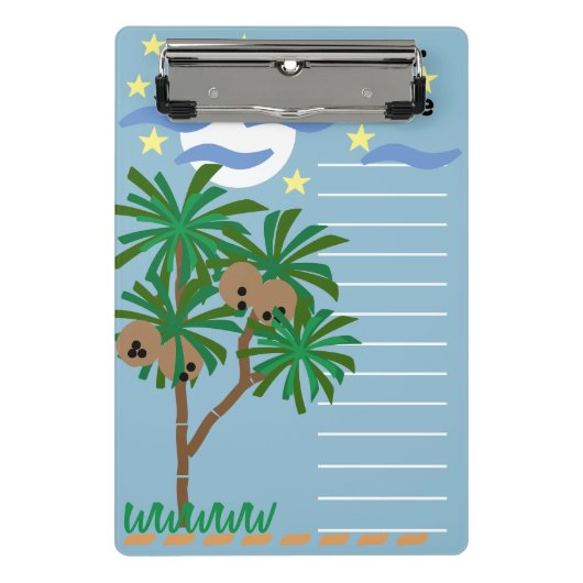 "Abstracte symbolen" briefpapier Mini Klembord (Voorkant)