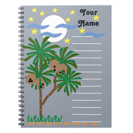 "Abstracte symbolen" briefpapier Notitieboek (Voorkant)