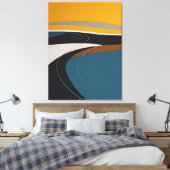 Abstracte Symfonie Canvas Afdruk (Insitu (Slaapkamer))