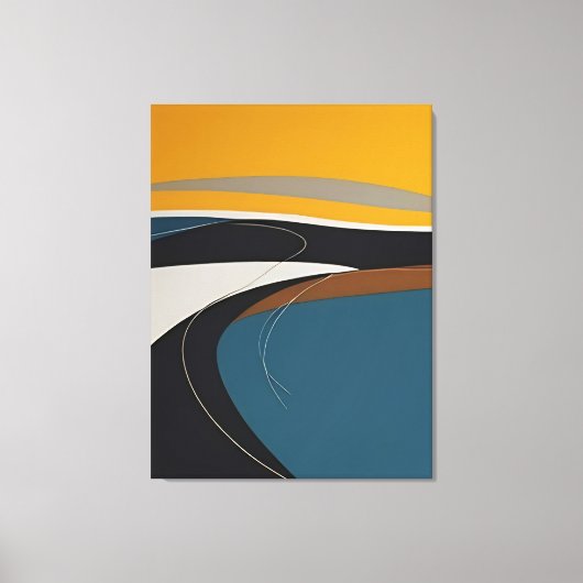 Abstracte Symfonie Canvas Afdruk (Voorkant)