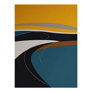Abstracte symfonie perfect poster