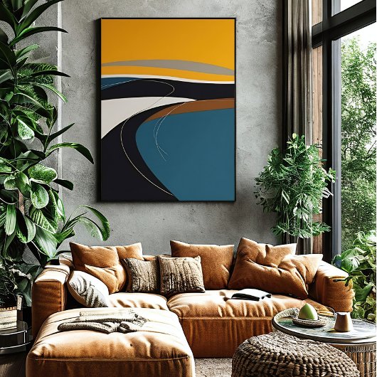 Abstracte Symfonie Poster