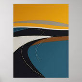 Abstracte Symfonie Poster (Voorkant)