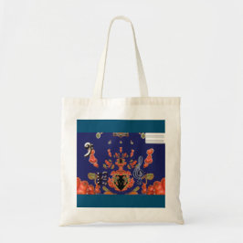 Abstracte symmetrie tote bag