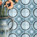 Abstracte symmetrische Blauwgroen bewegingen met 3 Tegeltje<br><div class="desc">Introductie van een uitzonderlijk hedendaags ontwerp van keramische tegel met symmetrische ornamenten in verschillende blauwgroen lagen,  met opvallende 3D-effecten. Dit decoratieve stuk is echt een-van-een-soort en perfect voor het toevoegen van een aanraking van moderne elegantie aan elke ruimte.</div>