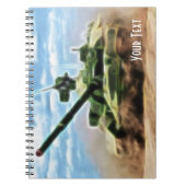Abstracte T-72 Sovjet-tank Notitieboek (Voorkant)