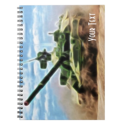 Abstracte T-72 Sovjet-tank Notitieboek (Voorkant)