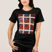 Abstracte T-shirten Tri-Blend Shirt (Voorkant)