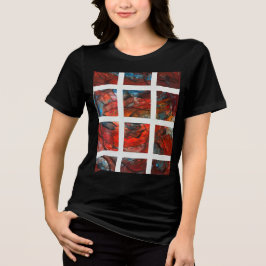 Abstracte T-shirten Tri-Blend Shirt