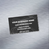 Abstracte tapeshop visitekaartje magneet (Voorbeeld)