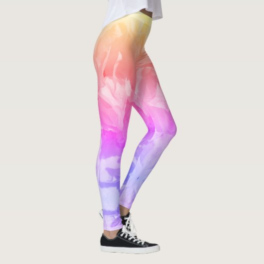 Abstracte tapijtpasta's Leggings afdrukken (Rechts)