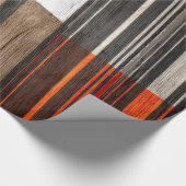 Abstracte tapijtschelp cadeaupapier (Hoek)
