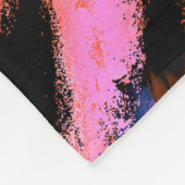 Abstracte tapijtschelp in poedervorm fleece deken (Hoek)