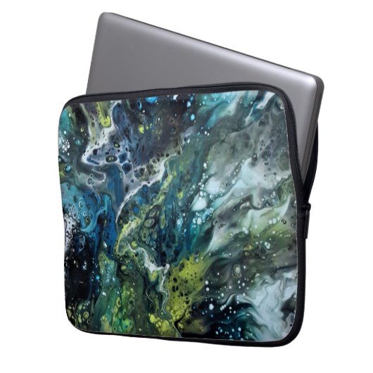Abstracte tas. laptop sleeve (Voorkant Links)