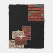 Abstracte tassen voor sierdoeleinden fleece deken (Voorkant)