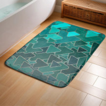 Abstracte Teal Driehoek Geometrisch