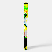 Abstracte techniek Grafisch Neon Noise Artwork MSG Case-Mate iPhone Case (Achterkant / Rechts)