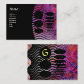 ABSTRACTE TECHNISCHE MONOGRAM VISITEKAARTJE (Voorkant / Achterkant)
