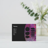 ABSTRACTE TECHNISCHE MONOGRAM VISITEKAARTJE (Staand voorkant)