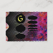 ABSTRACTE TECHNISCHE MONOGRAM VISITEKAARTJE (Achterkant)