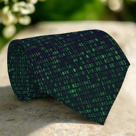 Abstracte technologie binaire code digitale IT-pat Stropdas