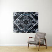 Abstracte technologie: Geo-Cyberpunk ZX-91 Wandkleed (In Situ (horizontaal))