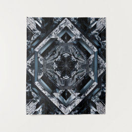 Abstracte technologie: Geo-Cyberpunk ZX-91 Wandkleed