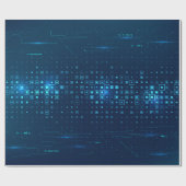 Abstracte technologische achtergrond. Digitale inn Cadeaupapier (Vlak)