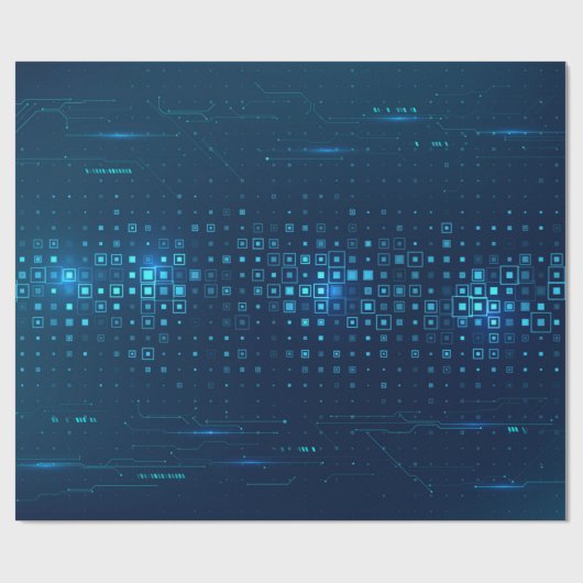 Abstracte technologische achtergrond. Digitale inn Cadeaupapier (Vlak)