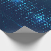 Abstracte technologische achtergrond. Digitale inn Cadeaupapier (Hoek)