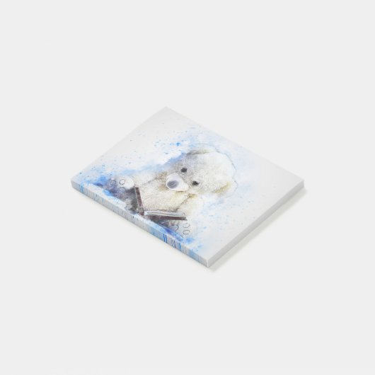 Abstracte Teddy Bear Post-it® Notes (Schuin)