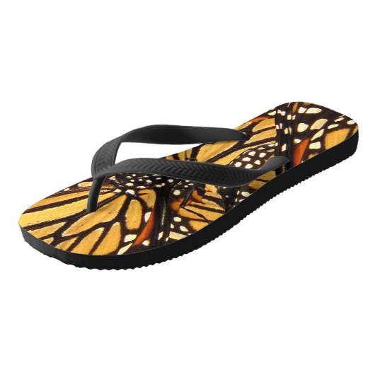 Abstracte Teenslippers van Monarch Butterfly (Schuin)