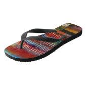 Abstracte Teenslippers voor patchwork (Schuin)